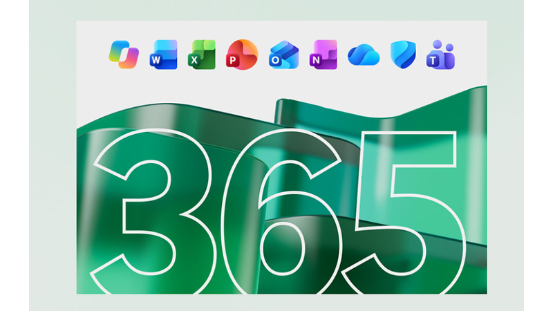 Microsoft 365 – offizielle Microsoft-Produktabbildung; Leistungsumfang gemäß Produktbeschreibung