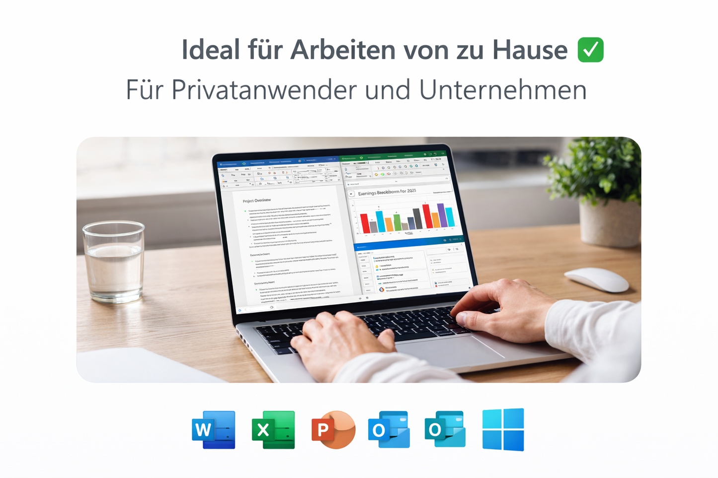 Windows 10 Pro + Office 2021 professional Plus Features Übersicht – Bundle PE Premium-Electronics.EU Details