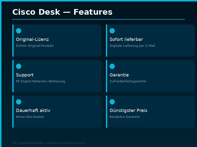 Cisco Desk – Webex All-in-One Video-Collaboration - Features