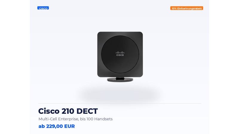 Базовая станция Cisco 210 DECT Multi-Cell Enterprise