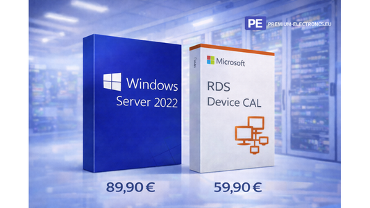 Windows Server 2022 + RDS Device CAL – Bundle von PE Premium-Electronics.EU kaufen | PE Digital Networks