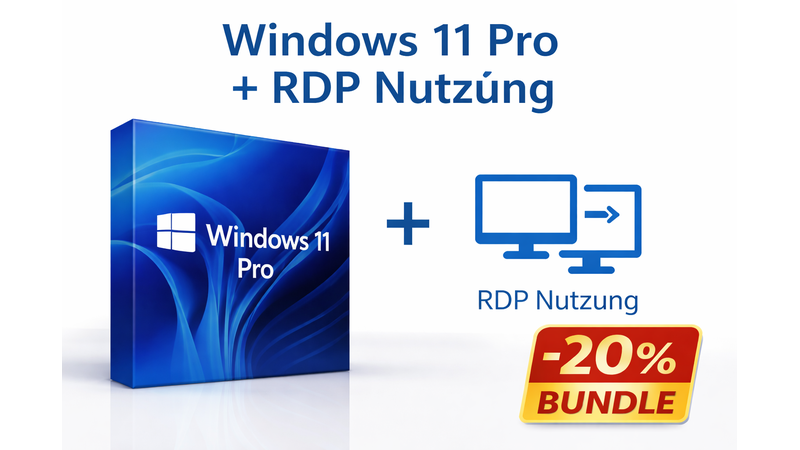 Windows 11 Pro + RDP Nutzung – Bundle von PE Premium-Electronics.EU kaufen | PE Digital Networks
