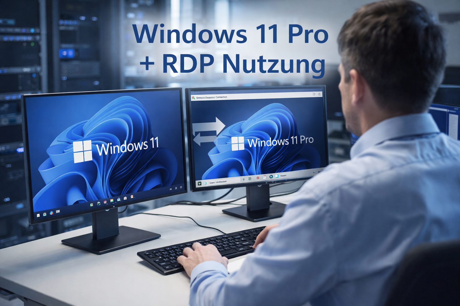 Windows 11 Pro + RDP Nutzung Benutzeroberfläche – Bundle Dashboard Screenshot