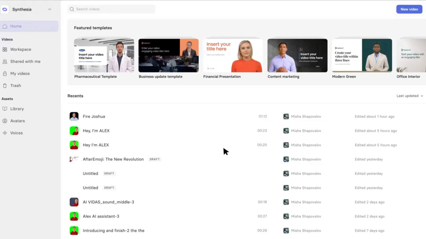 Synthesia Video KI – KI-Software von PE Digital Networks kaufen | PE Digital Networks