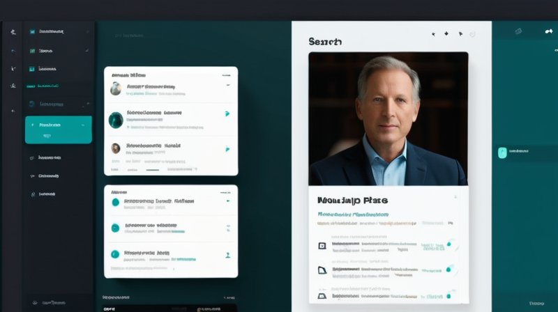 Perplexity Recherche KI Benutzeroberfläche – KI-Software Dashboard Screenshot