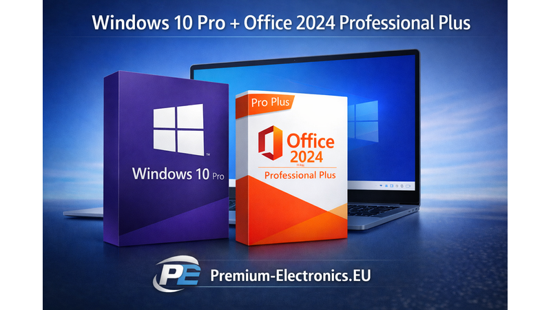 Windows 10 Pro + Office 2024 Professional Plus – Bundle von PE Premium-Electronics.EU kaufen | PE Digital Networks