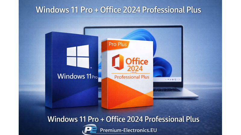 Windows 11 Pro + Office 2024 Professional Plus – Bundle von PE Premium-Electronics.EU kaufen | PE Digital Networks