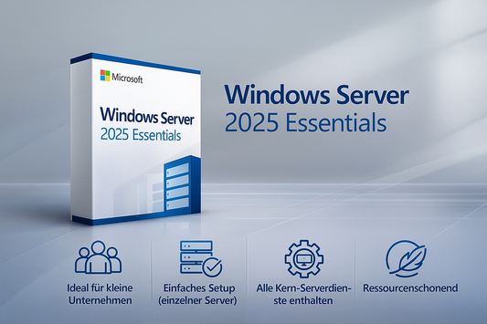 Windows Server 2025 Benutzeroberfläche – Betriebssystem Server Dashboard Screenshot