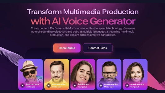 Murf AI – Professionelles Voiceover im Browser - Bild 1