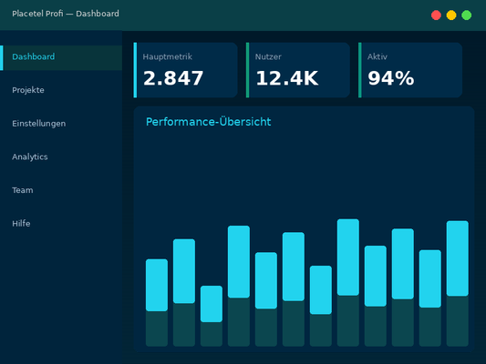 Placetel Profi – Cloud-Telefonanlage - Interface