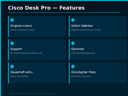 Cisco Desk Pro – Webex Premium Video-Collaboration - Features