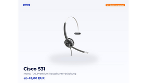 Cisco 531 – Mono, RJ9, Premium Rauschunterdrückung