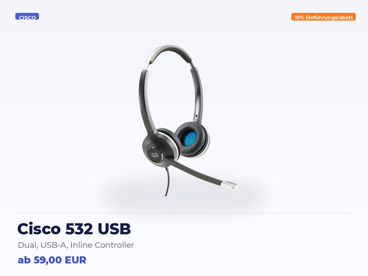 Cisco 532 USB – Dual, USB-A, Inline Controller