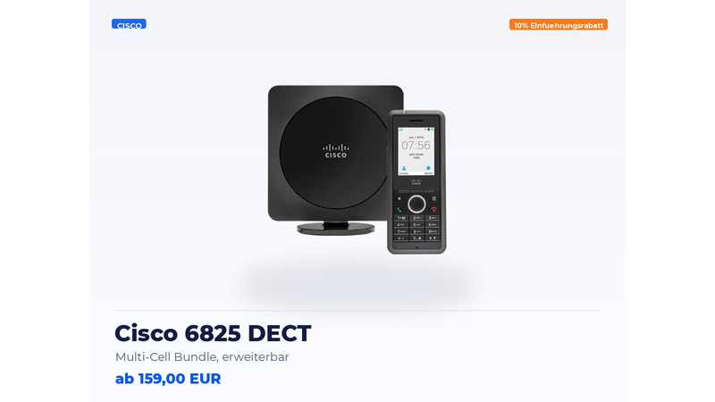 Купить или арендовать комплект Cisco 6825 DECT Multi-Cell
