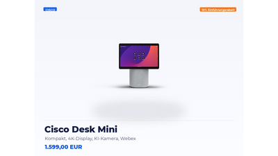 Cisco Desk Mini — видеосвязь и совместная работа в Webex