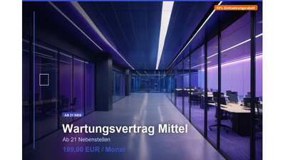 Wartungsvertrag Telekommunikation – Mittel ab 21 Nebenstellen