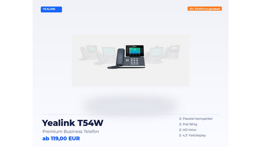 Yealink T54W – Yealink IP-Telefon