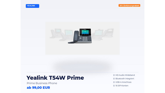 Yealink T54W Prime – Yealink IP-Telefon