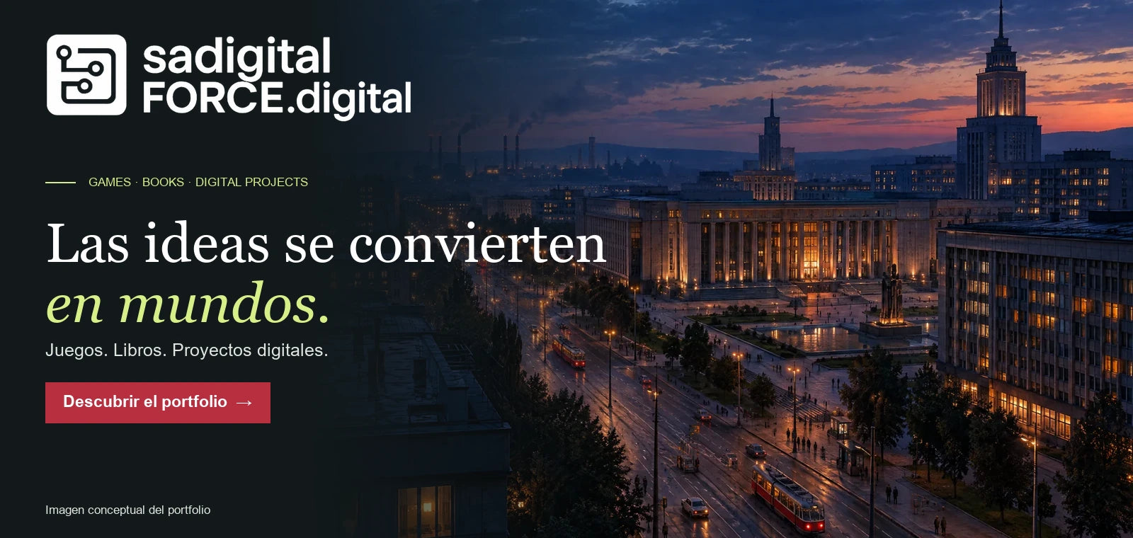 sadigitalFORCE.digital – Juegos, libros y proyectos digitales