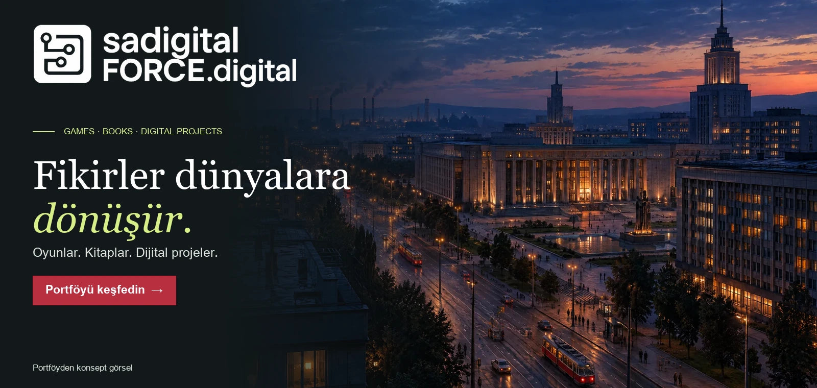 sadigitalFORCE.digital – Oyunlar, kitaplar ve dijital projeler