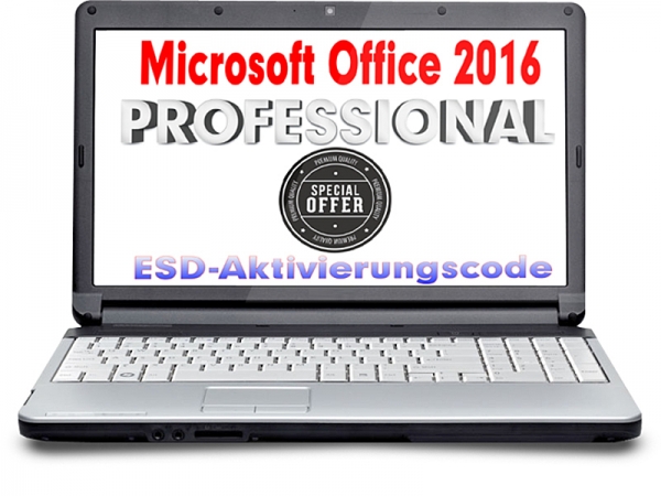 MS Office 2016 Professional (OEM) (Aktivierung: office.com)